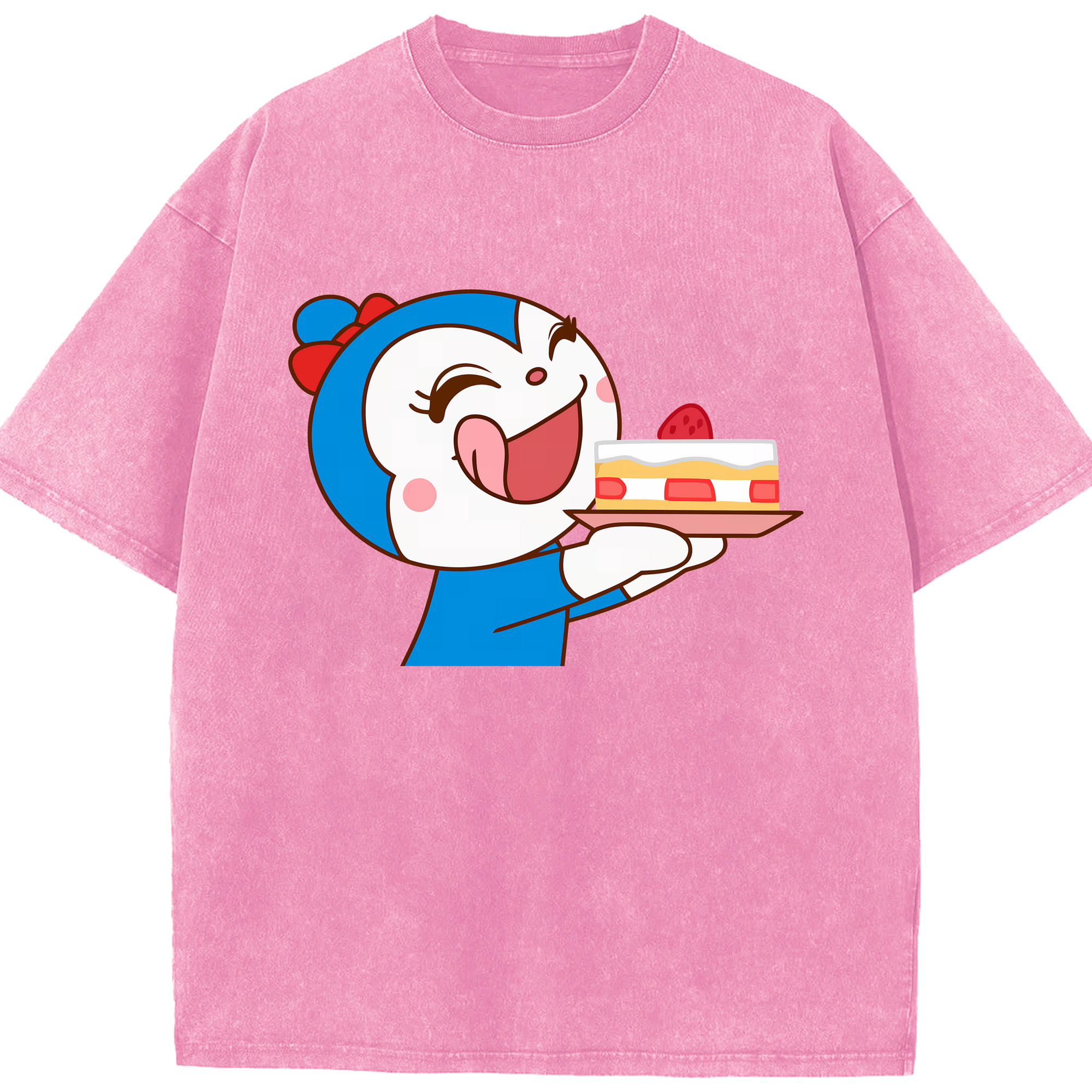 （画像用） アンパンマン Anpanman 綿100% ヴィンテージ風 半袖Tシャツ（フロントプリント）